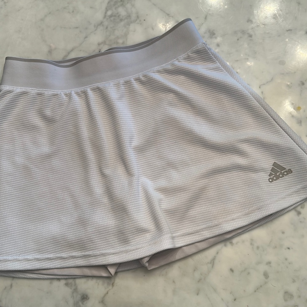 Adorable white pique tennis skirt